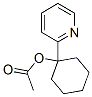 1-(pyridin-2-yl)cyclohexyl acetate 结构式