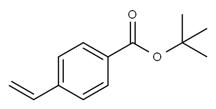 Benzoic acid, 4-ethenyl-, 1,1-diMethylethyl ester Struktur