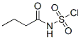 Sulfamoyl  chloride,  (1-oxobutyl)-  (9CI) Struktur