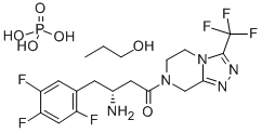 Sitagliptin Phosphate Struktur