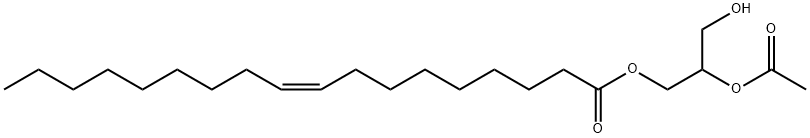 2-ACETYL-1-OLEOYLGLYCEROL 结构式