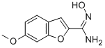 2-Benzofurancarboximidamide, N-hydroxy-6-methoxy- Structure