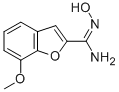 2-Benzofurancarboximidamide, N-hydroxy-7-methoxy- 结构式