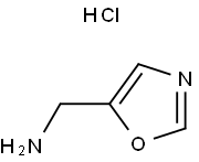 OXAZOL-5-YL-METHYLAMINE HYDROCHLORIDE Struktur