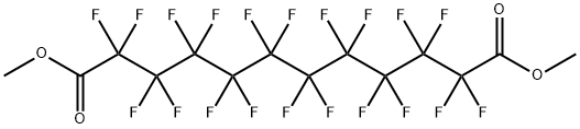 DIMETHYL PERFLUORO-1,10-DECANEDICARBOXYLATE Struktur