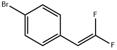 4-溴-Β,Β-二氟代苯乙烯(含稳定剂叔丁基邻苯二酚) 结构式