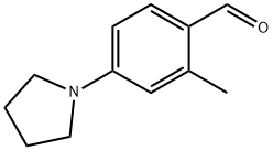 2-メチル-4-ピロリジン-1-イルベンズアルデヒド 化学構造式