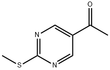 Ethanone, 1-[2-(methylthio)-5-pyrimidinyl]- (9CI) 结构式