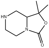 Hexahydro-1,1-dimethyl-3H-oxazolo[3,4-a]pyrazin-3-one 结构式