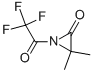 Aziridinone, 3,3-dimethyl-1-(trifluoroacetyl)- (9CI) 化学構造式