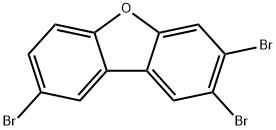 2,3,8-TRIBROMODIBENZOFURAN Structure