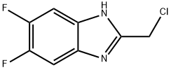 2-Chloromethyl-5,6-difluoro-1H-benzoimidazole Structure