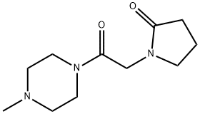 吡拉西坦, 84762-34-5, 结构式