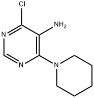 4-氯-6-哌啶-1-基-嘧啶-5-基胺, 84762-70-9, 结构式