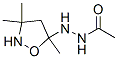Acetic  acid,  2-(3,3,5-trimethyl-5-isoxazolidinyl)hydrazide|