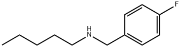 4-フルオロ-N-N-ペンチルベンジルアミン 化学構造式