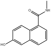 6-hydroxy-N-Methyl-1-naphthaMide Structure