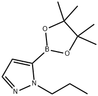 1-(1-丙基)-4-吡唑硼酸频哪醇酯, 847818-76-2, 结构式