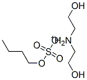 bis(2-hydroxyethyl)ammonium butyl sulphate 结构式