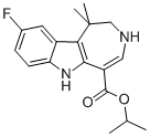 Azepino[4,5-b]indole-5-carboxylic acid, 9-fluoro-1,2,3,6-tetrahydro-1,1-dimethyl-, 1-methylethyl ester|