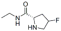 2-Pyrrolidinecarboxamide,N-ethyl-4-fluoro-,(2S)-(9CI) Structure