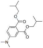 4-(ジメチルアミノ)-1,2-ベンゼンジカルボン酸ビス(2-メチルプロピル) 化学構造式