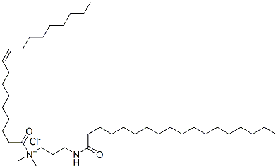 dimethyloleoyl[3-(stearoylamino)propyl]ammonium chloride Struktur