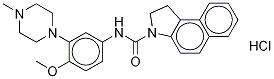 1,2-Dihydro-N-[4-Methoxy-3-(4-Methyl-1-piperazinyl)phenyl]-3H-benz[e]indole-3-carboxaMide Hydrochloride Struktur