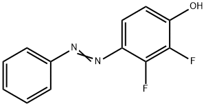 2,3-DIFLUORO-4-(PHENYLDIAZENYL)PHENOL Struktur