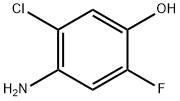 2-氟-4-氨基-5-氯苯酚,847872-10-0,结构式