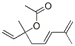 3,7-dimethylocta-1,5,7-trien-3-yl acetate 结构式