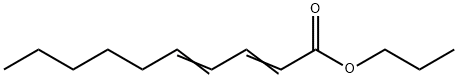 propyl 2,4-decadienoate Struktur