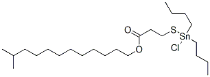 isotridecyl 3-[(dibutylchlorostannyl)thio]propionate Structure