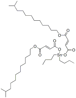 diisotridecyl 4,4'-[(dibutylstannylene)bis(oxy)]bis[4-oxobut-2-enoate] 结构式