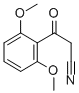 2,6-DIMETHOXYBENZOYLACETONITRILE Structure