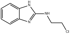 N-(2-クロロエチル)-1H-ベンズイミダゾール-2-アミンHYDROCHLORIDE 化学構造式