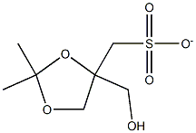 D,L-2,2-DIMETHYL-1,3-DIOXOLANE-4-METHANOL METHANESULFONATE Struktur