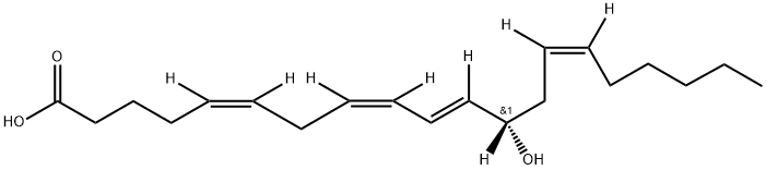 12(S)-HETE-D8 化学構造式