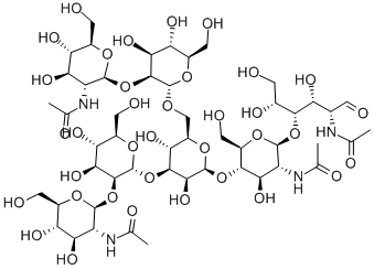 NGA2 GLYCAN, 84808-02-6, 结构式