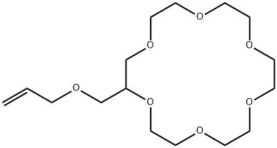 2-(アリルオキシメチル)-18-クラウン 6-エーテル 化学構造式