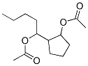 1-(2-acetoxycyclopentyl)pentyl acetate Struktur
