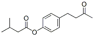 4-(3-oxobutyl)phenyl isovalerate Struktur