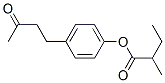 4-(3-oxobutyl)phenyl 2-methylbutyrate Struktur