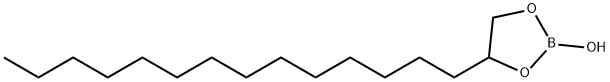 2-hydroxy-4-tetradecyl-1,3,2-dioxaborolane Struktur