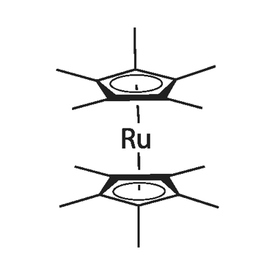 BIS(PENTAMETHYLCYCLOPENTADIENYL)RUTHENIUM Struktur