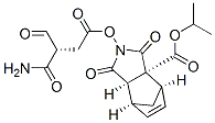 isopropyl [2(S)-(3aalpha,4alpha,7alpha,7aalpha)]-[3-amino-1-[[(1,3,3a,4,7,7a-hexahydro-1,3-dioxo-4,7-methano-2H-isoindol-2-yl)oxy]carbonyl]-3-oxopropyl]carbamate Struktur