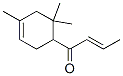 1-(4,6,6-trimethyl-3-cyclohexen-1-yl)-2-buten-1-one Struktur