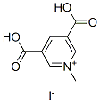 3,5-dicarboxy-1-methylpyridinium iodide Struktur