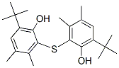 2,2'-thiobis[6-tert-butyl-3,4-xylenol] Struktur