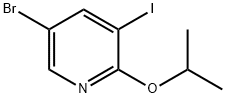 5-BROMO-3-IODO-2-ISOPROPOXY-PYRIDINE, 848243-21-0, 结构式